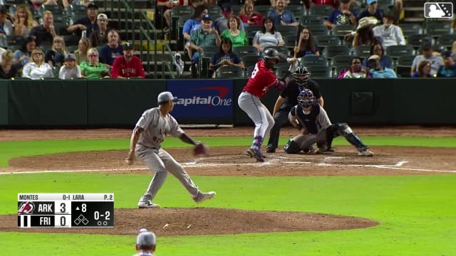 Lazaro Montes homers (21) on a fly ball to center field.