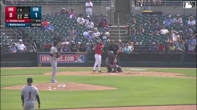 Moisés Ballesteros' tenth home run