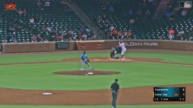 Arjun Nimmala homers (1) on a fly ball to left center field.