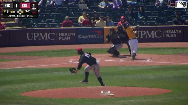 Ryan Murphy records his eighth strikeout of the game