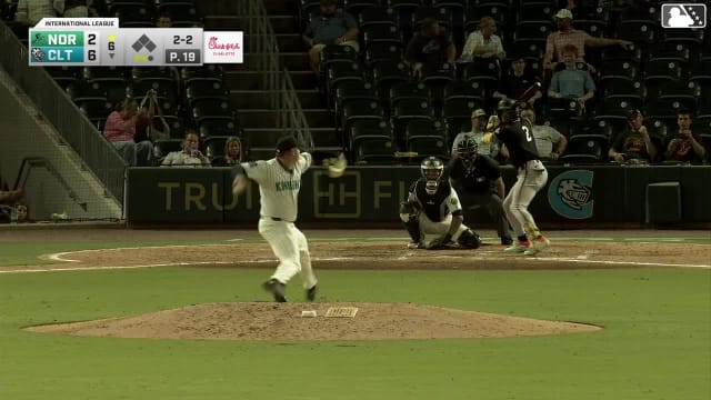 José Barrero called out on strikes.
