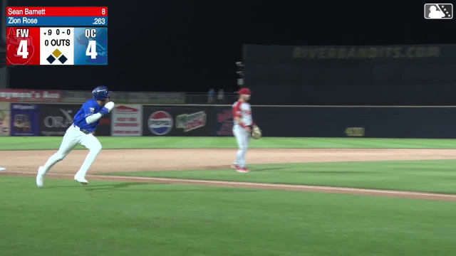 Zion Rose's walk-off RBI single