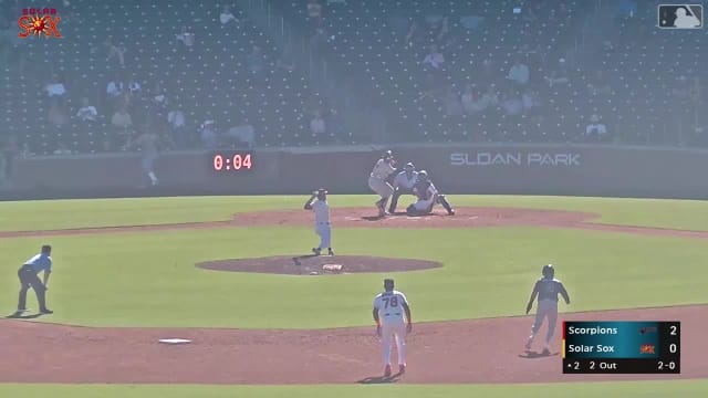 Zyhir Hope's two-run single