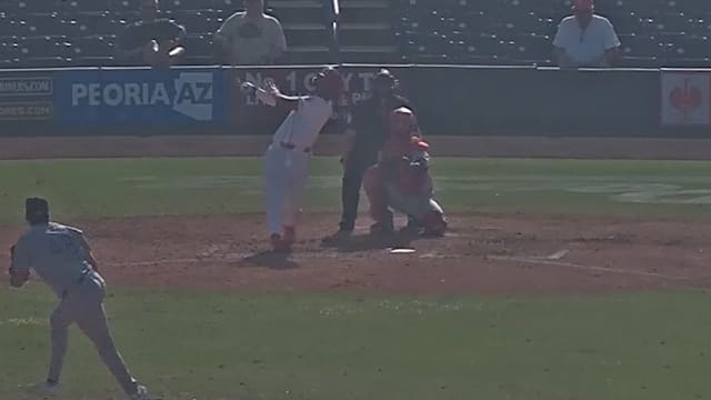 Carlos Sanchez's second Fall League home run