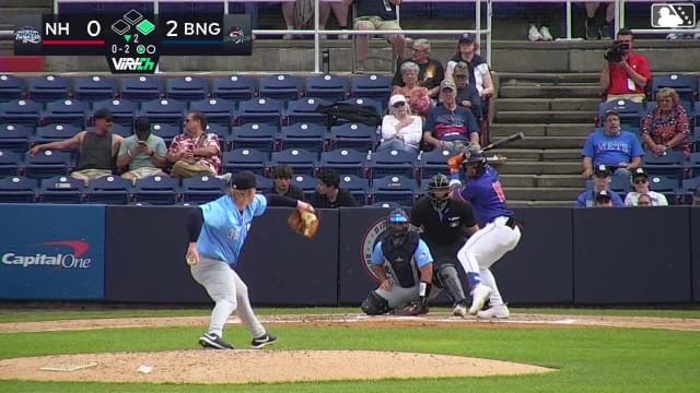 Chris McElvain In play, run(s) to Chris Suero