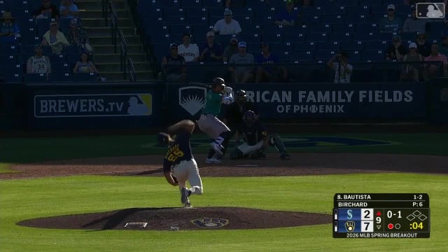 Yorger Bautista's solo home run