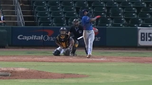 Jefferson Rojas' three-hit night