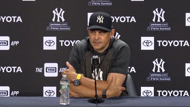 Aaron Boone on Jasson Domínguez getting called up