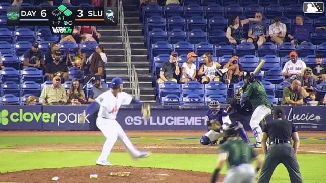 Arnaldo Lantigua singles on a line drive to left fielder John Smith III. Henry Hunter scores. Jalen Hairston to 2nd.