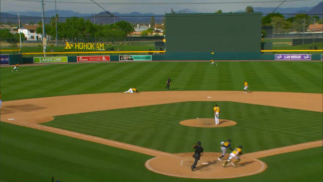 Leo De Vries' slick diving play