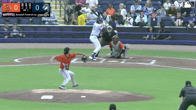 Brady Ebel homers (2) on a fly ball to right field. Handelfry Encarnacion scores.