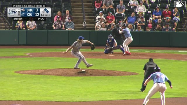 Kody Huff homers (18) on a fly ball to left field. Kyle Manzardo scores. Ralphy Velazquez scores.
