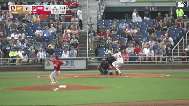 Franklin Arias' solo home run