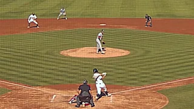 Nick Kurtz's two-run triple 