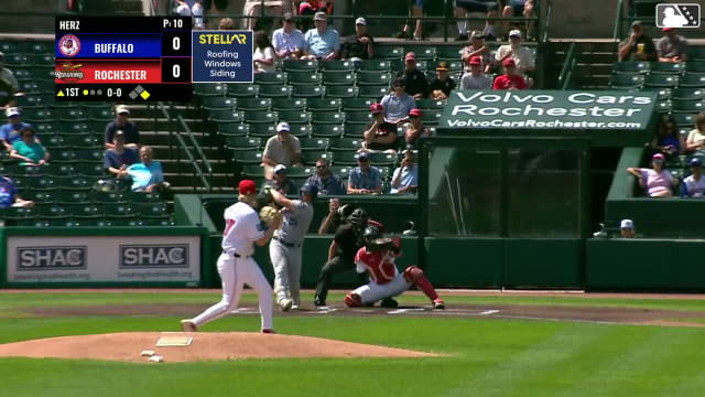 Sean Keys singles on a sharp line drive to right fielder Leandro Pineda. Rudy Martin Jr. scores.