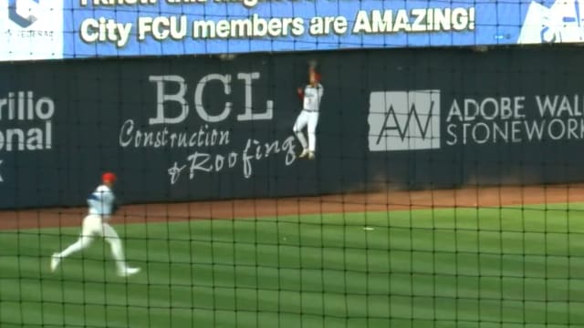 Druw Jones' leaping catch