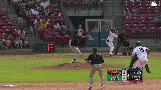 Eduardo Tait singles on a line drive to right fielder Sawyer Strosnider. Jacob McCombs scores.