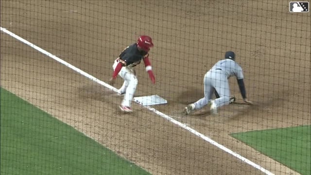 Cam Sanders In play, run(s) to Leo Bernal