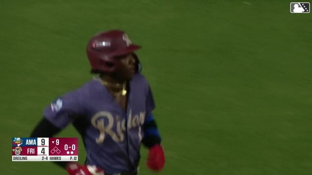 Sebastian Walcott's solo home run 