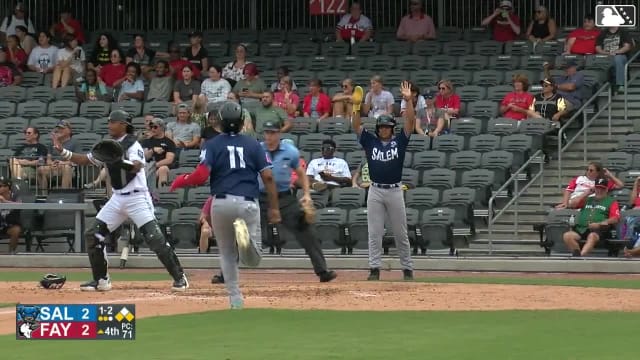 Martin Shelar's go-ahead, two-run double 