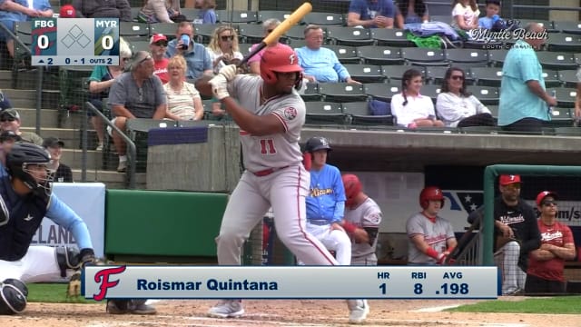 Roismar Quintana hits for the cycle