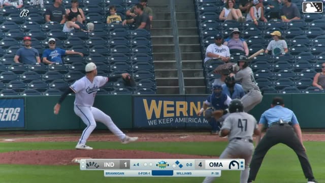 Henry Williams In play, run(s) to Jack Brannigan