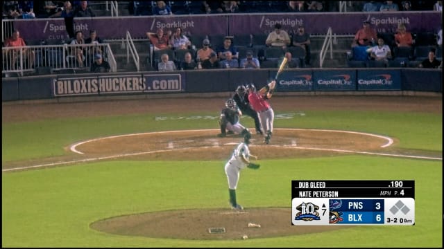 Dub Gleed's four-hit game