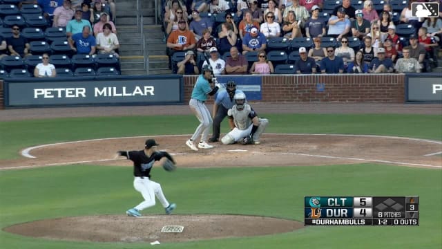 Dustin Harris called out on strikes.
