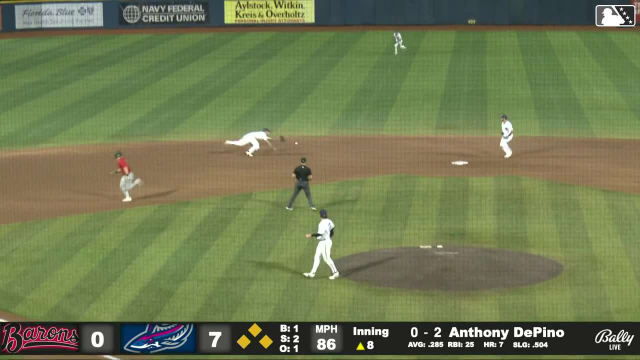 Aiva Arquette's diving stop and flip play