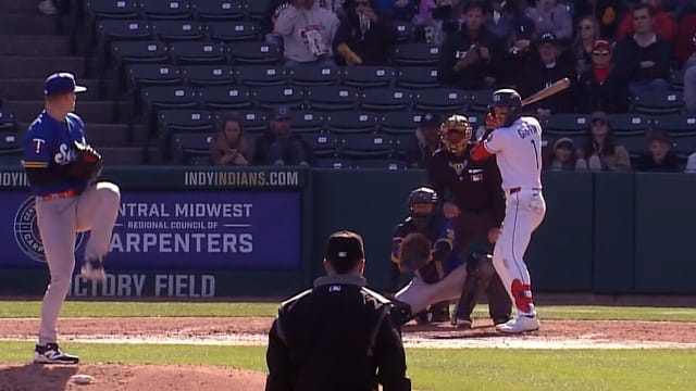 Konnor Griffin steals a base, collects two hits