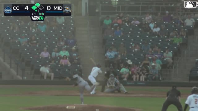 Devin Taylor singles on a ground ball to second baseman Yamal Encarnacion. Brennan Milone scores. Euribiel Angeles scores.