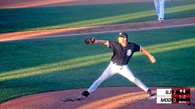 Jacob Bresnahan strikes out eight