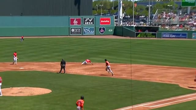 Kristian Campbell's spinning catch