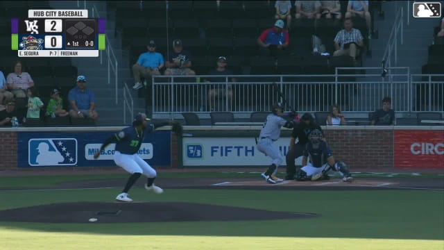 Ryan Burrowes homers (4) on a line drive to right field. Kyle Lodise scores.