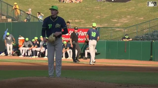 Caden Scarborough's three strikeouts