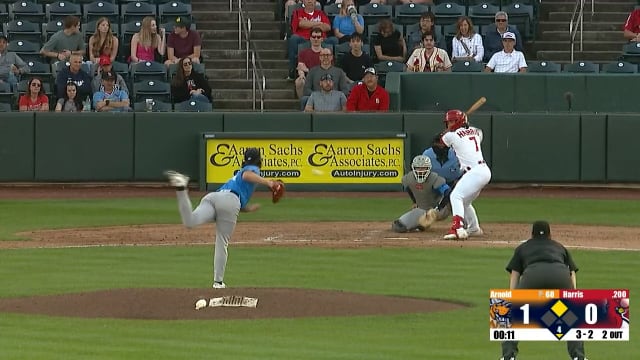 Jamie Arnold's seven strikeouts