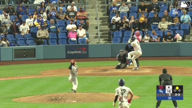 Joendry Vargas homers (5) on a line drive to left field. Jaron Elkins scores.