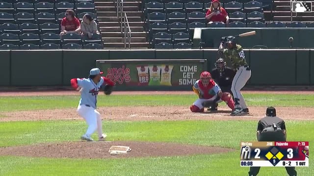 Alex McCoy singles on a ground ball to center fielder Josiah Ragsdale. Anthony Vilar scores. Braedon Karpathios to 2nd.