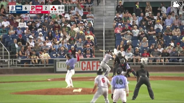 Émilien Pitre singles on a ground ball to center fielder Will Turner. Kevin Parada scores. JT Benson scores. Mitch Voit to 3rd.
