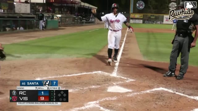 Cristofer Torin hits a solo home run to left field