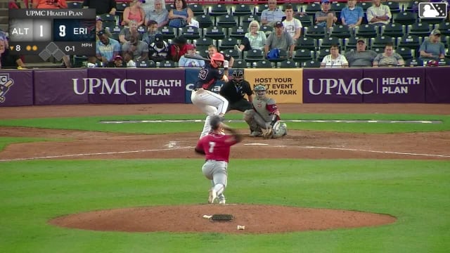Josue Briceño homers (8) on a fly ball to right center field.