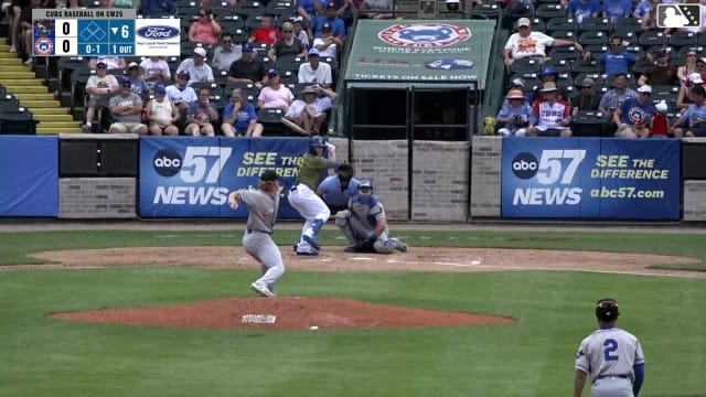 Kane Kepley homers (4) on a fly ball to right field.