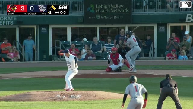 Tucker Davidson In play, run(s) to Seaver King