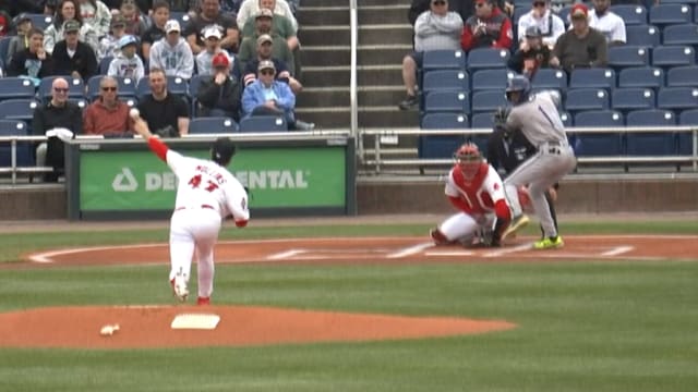 Hayden Mullins fans five in five hitless frames