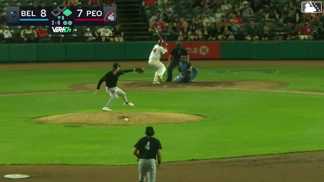 Jack Gurevitch triples (1) on a fly ball to center fielder Colby Shade. Jesús Báez scores.