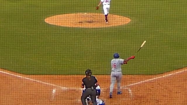 Moises Ballesteros' two-run home run