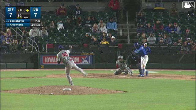 Kevin Alcántara's two-run homer