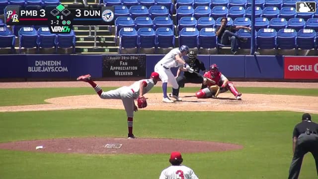 Jake Cook singles on a line drive to right fielder Ryan Mitchell. Ryan Franden scores.