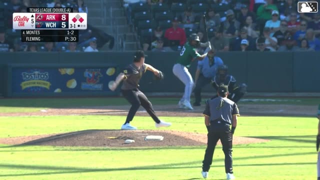 Lazaro Montes homers (5) on a fly ball to right field. Michael Arroyo scores. Hunter Fitz-Gerald scores.