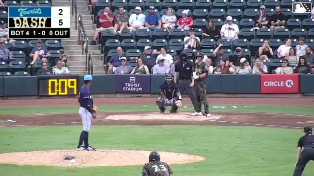 Roch Cholowsky rips a two-run double for High-A 